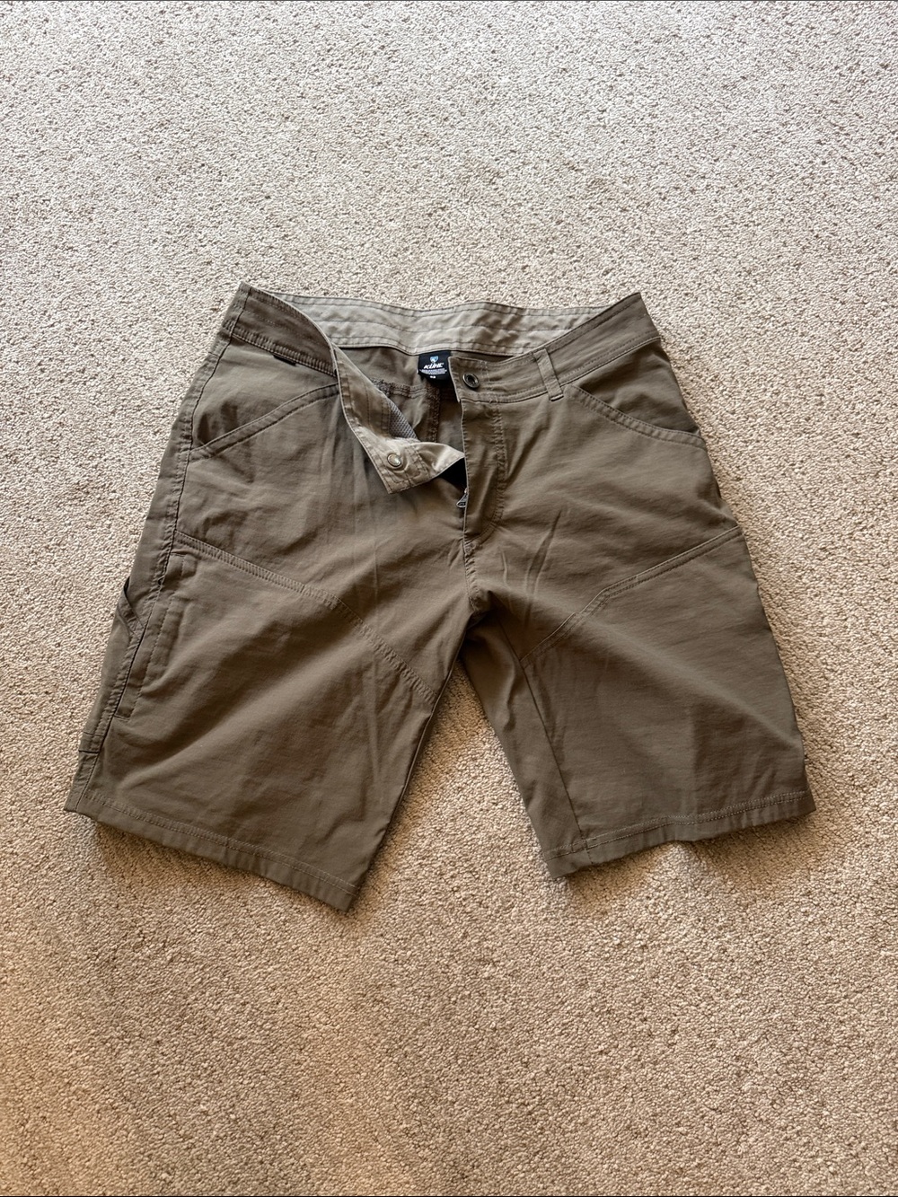 Kuhl Men's Olive Cargo Shorts